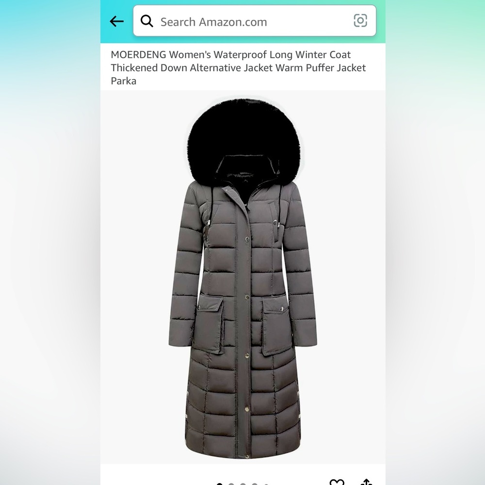 MOERDENG Maxi Women’s winter coat- 100% waterproof